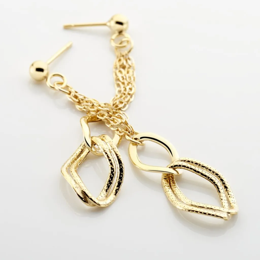 Histoire d'Or Boucles D'oreilles Pendantes Blinda Or Jaune Best