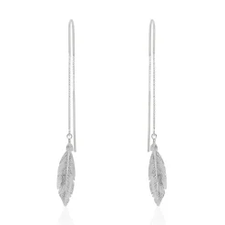Histoire d'Or Boucles D'oreilles Pendantes Euriell Argent Blanc Discount