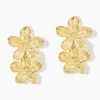 Histoire d'Or Boucles D'Oreilles Pendantes Barbade Acier Jaune Hot