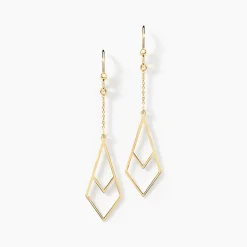 Histoire d'Or Boucles D'oreilles Pendantes Swanny Or Jaune Outlet