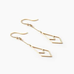 Histoire d'Or Boucles D'oreilles Pendantes Swanny Or Jaune Outlet