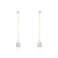 Histoire d'Or Boucles D'oreilles Pendantes Regane De Zirconium or jaune oxyde Discount