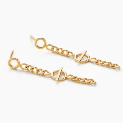 Histoire d'Or Boucles D'oreilles Pendantes Chain Or Jaune Clearance