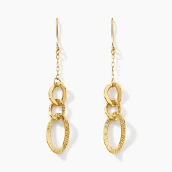 Histoire d'Or Boucles D'oreilles Pendantes Oralee Or Jaune Outlet