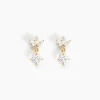 Histoire d'Or Boucles D'oreilles Pendantes Lavra Or Jaune Oxyde De Zirconium