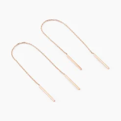Histoire d'Or Boucles D'oreilles Pendantes Pink Or Rose Hot