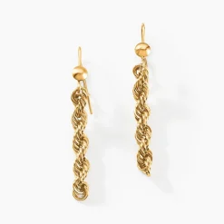 Histoire d'Or Boucles D'oreilles Pendantes Debbi Or Jaune