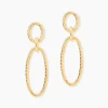 Histoire d'Or Boucles D'Oreilles Pendantes Franklyn Or Jaune Discount