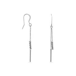 Histoire d'Or Boucles D'oreilles Pendantes Eucleia Argent Blanc Outlet