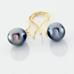 Histoire d'Or Boucles D'oreilles Pendantes Severiane Or Jaune Perle De Culture Online