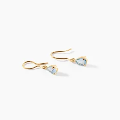 Histoire d'Or Boucles D'oreilles Pendantes Kalyne Or Jaune Topaze or jaune topaze bleue Best