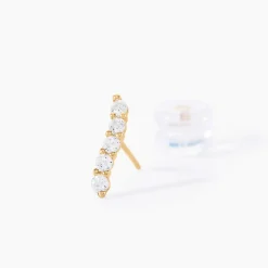 Histoire d'Or Boucles D'oreilles Pendantes Dahina Or Jaune Oxyde De Zirconium Clearance