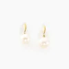 Histoire d'Or Boucles D'oreilles Pendantes Sibylle Or Jaune Perle De Culture Hot