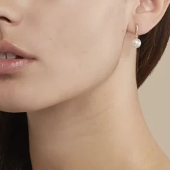 Histoire d'Or Boucles D'oreilles Pendantes Sibylle Or Jaune Perle De Culture Hot