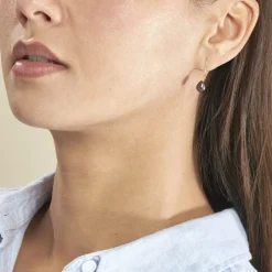 Histoire d'Or Boucles D'oreilles Pendantes Severiane Or Jaune Perle De Culture Discount