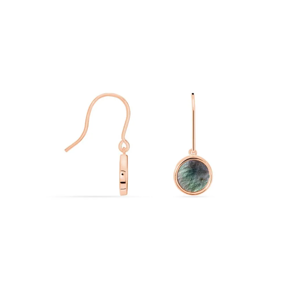 Histoire d'Or Boucles D'oreilles Pendantes Joana Or Rose Nacre Hot