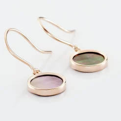 Histoire d'Or Boucles D'oreilles Pendantes Joana Or Rose Nacre Hot