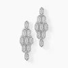 Histoire d'Or Boucles D'oreilles Pendantes Versailles Argent Blanc Oxyde Zirconium Clearance