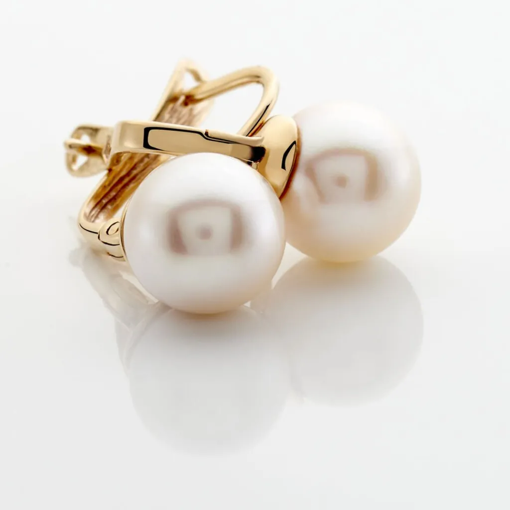 Histoire d'Or Boucles D'oreilles Pendantes Akoya Or Jaune Perle De Culture D'akoya Online