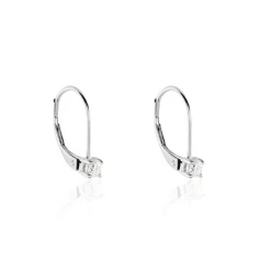 Histoire d'Or Boucles D'oreilles Pendantes Victoria Or Blanc Diamant Outlet