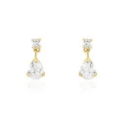 Histoire d'Or Boucles D'oreilles Pendantes Naellya Plaqué Or Oxyde De Zirconium Online