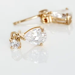 Histoire d'Or Boucles D'oreilles Pendantes Naellya Plaqué Or Oxyde De Zirconium Online