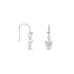 Histoire d'Or Boucles D'oreilles Pendantes Argent Blanc Sopher Oxydes De Zirconium New