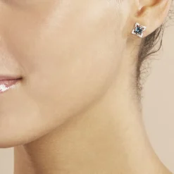 Histoire d'Or Boucles D'oreilles Pendantes Haia Or Rose Topaze Et Oxyde De Zirconium Outlet