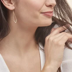 Histoire d'Or Boucles D'oreilles Pendantes Daina Or Jaune Oxyde De Zirconium Clearance