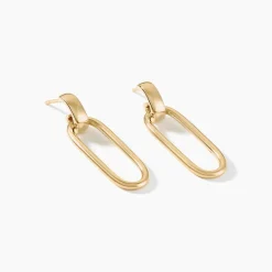 Histoire d'Or Boucles D'oreilles Pendantes Plaqué Or Lavrenti New