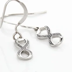 Histoire d'Or Boucles D'oreilles Pendantes Argent Solkem Glitter Clearance