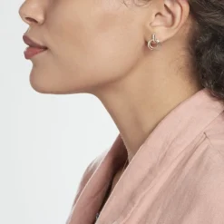 Histoire d'Or Boucles D'oreilles Pendantes Or Bicolore Eloisia Diamants Online