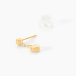 Histoire d'Or Boucles D'oreilles Pendantes Anne-maudae Pendantes Coeurs Or Jaune Outlet