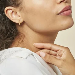 Histoire d'Or Boucles D'oreilles Pendantes Anne-maudae Pendantes Coeurs Or Jaune Outlet