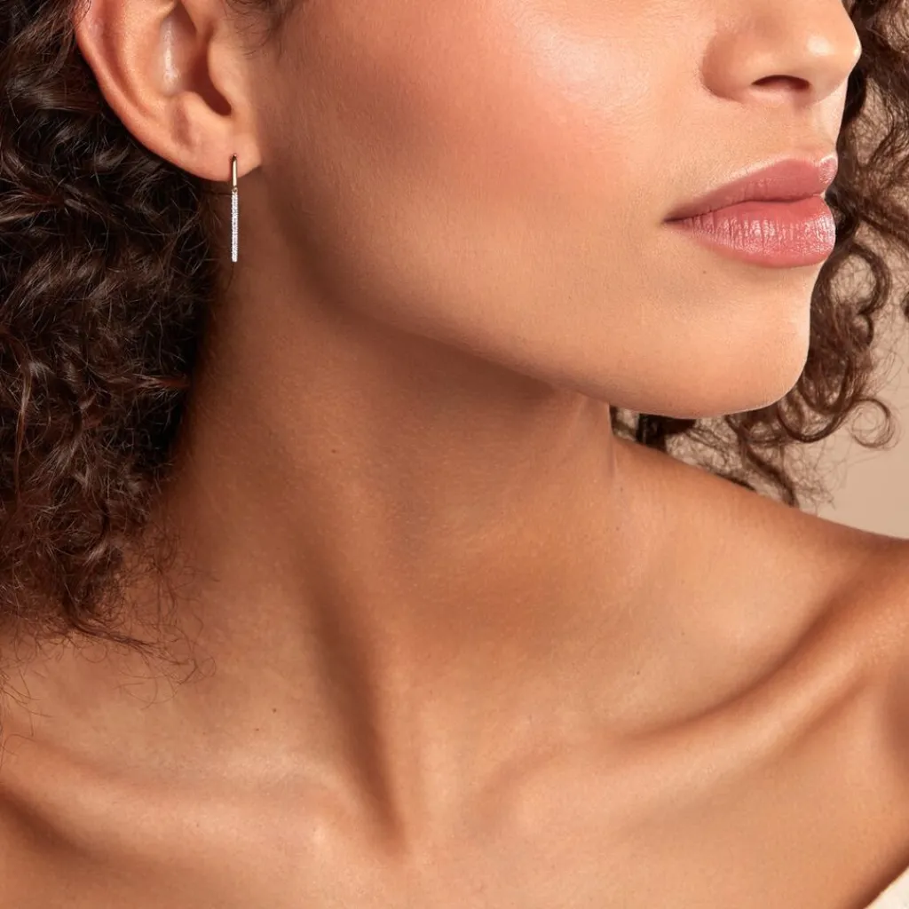 Histoire d'Or Boucles D'oreilles Pendantes Alayna or jaune diamant Outlet