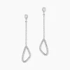 Histoire d'Or Boucles D'oreilles Pendantes Rosemay Argent Blanc Oxyde De Zirconium Hot
