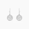 Histoire d'Or Boucles D'oreilles Pendantes Chimere Argent Blanc Oxyde De Zirconium Discount