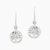 Histoire d'Or Boucles D'oreilles Pendantes Argent Blanc Sofee Nacress Outlet