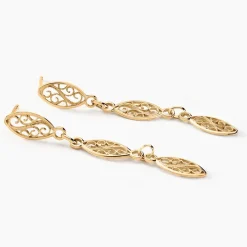 Histoire d'Or Boucles D'oreilles Pendantes Golden Acanty Or Jaune Best