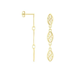 Histoire d'Or Boucles D'oreilles Pendantes Golden Acanty Or Jaune Best