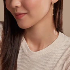 Histoire d'Or Boucles D'oreilles Pendantes Golden Acanty Or Jaune Best