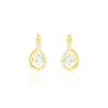 Histoire d'Or Boucles D'oreilles Pendantes Evana Or Jaune Oxyde De Zirconium Outlet