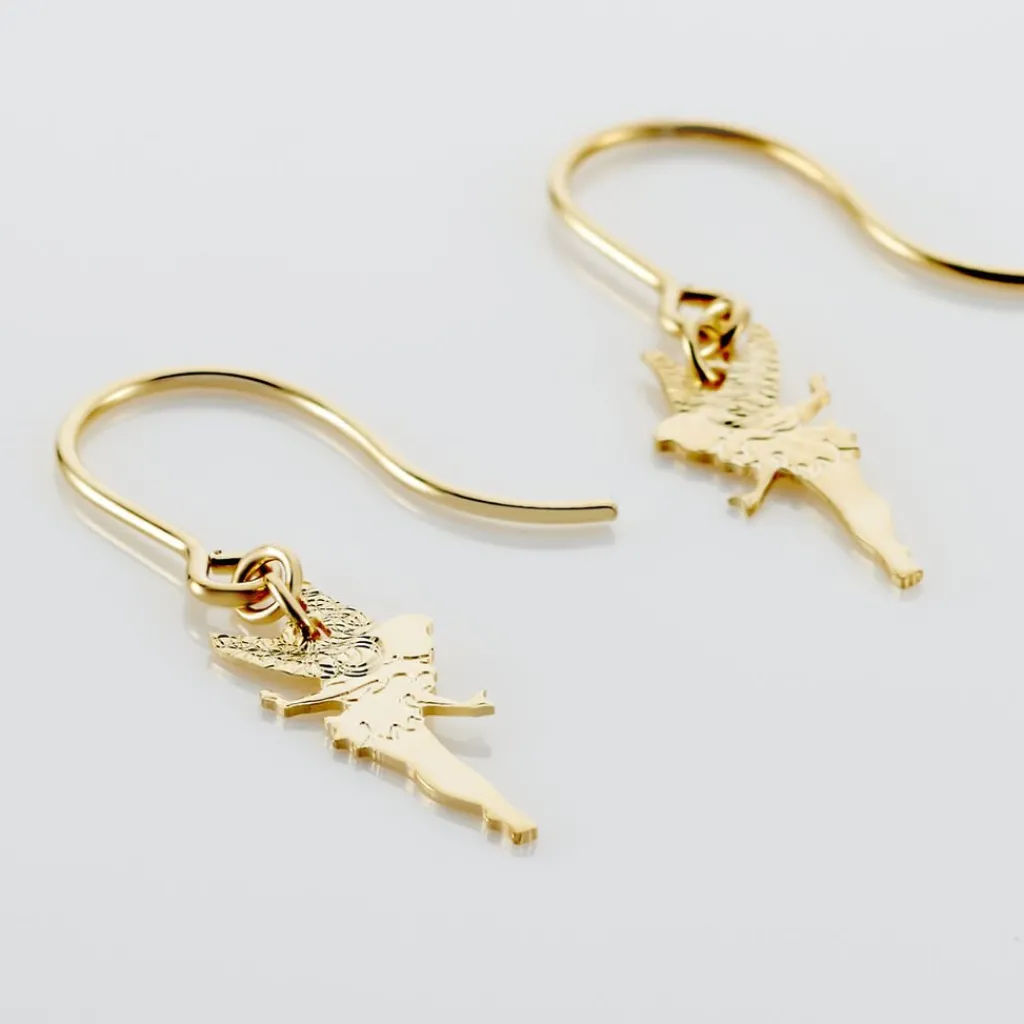 Histoire d'Or Boucles D'oreilles Pendantes Fee Or Jaune Outlet