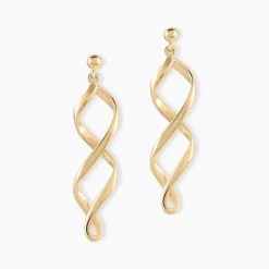 Histoire d'Or Boucles D'oreilles Pendantes Indi Plaqué Or Jaune Outlet