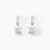 Histoire d'Or Boucles D'oreilles Pendantes Paciane Or Blanc Oxyde De Zirconium Online