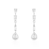 Histoire d'Or Boucles D'oreilles Pendantes Candia Or Blanc Oxyde De Zirconium Discount