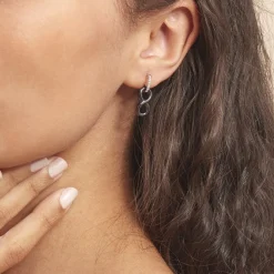 Histoire d'Or Boucles D'oreilles Pendantes Celinia Argent Blanc Céramique Et Oxyde Online