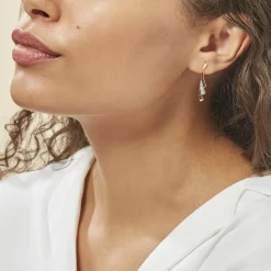 Histoire d'Or Boucles D'oreilles Pendantes Ainhoa Or Tricolore Diamant Sale