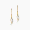 Histoire d'Or Boucles D'Oreilles Pendantes Klavdija Or Jaune Oxyde De Zirconium Sale