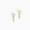 Histoire d'Or Boucles D'Oreilles Pendantes Jardin Secret Or Jaune Topaze Oxyde De Zirconium
